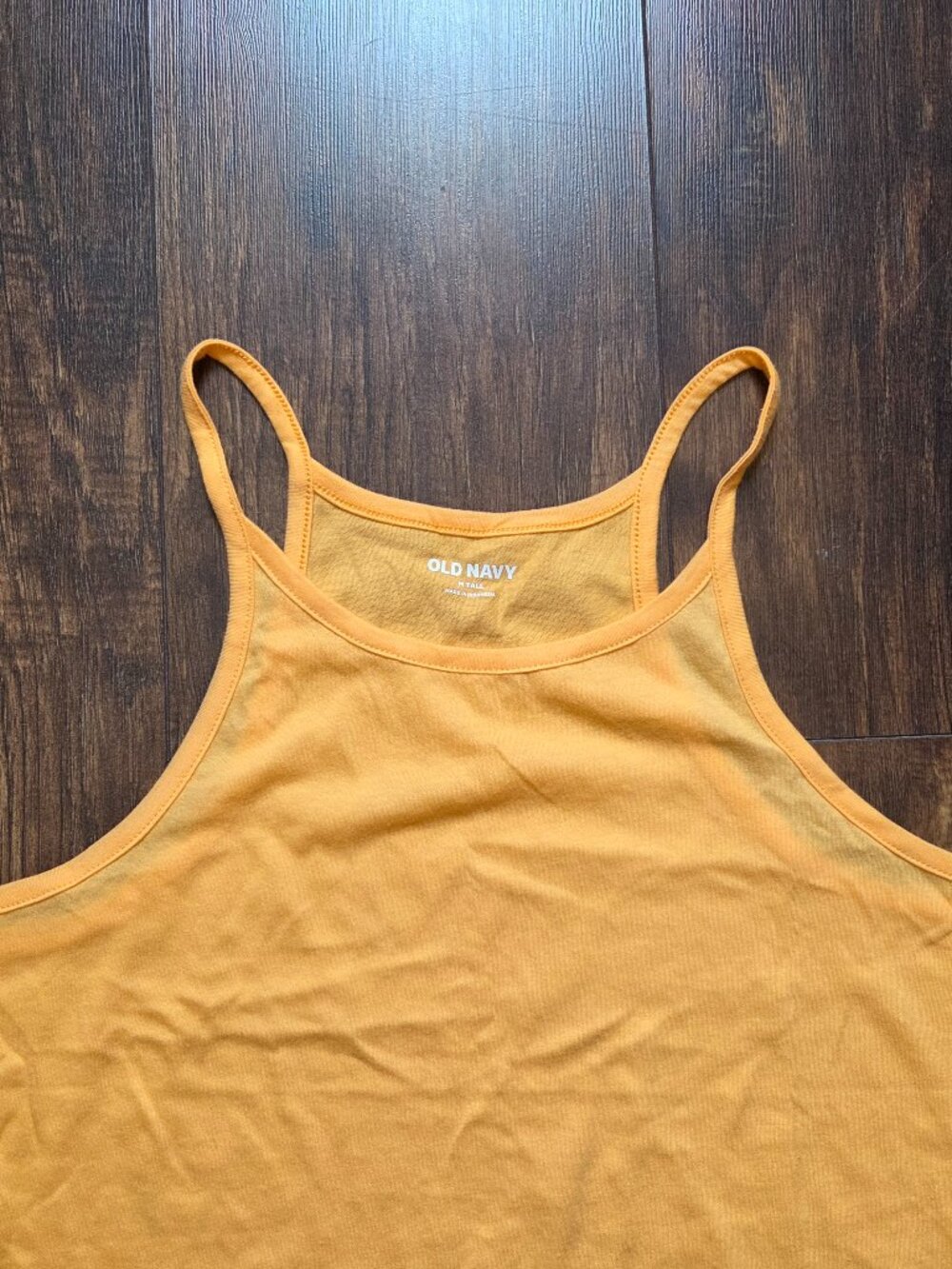 Old Navy Camisole, size M Tall, Orange, New with Tags - Picture 2 of 4